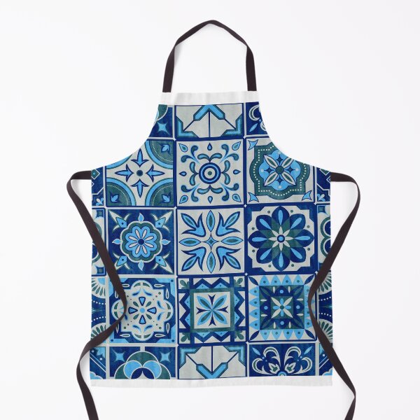 Item preview, Portuguese Azulejos Blue Square Tiles designed and sold by tanabe.