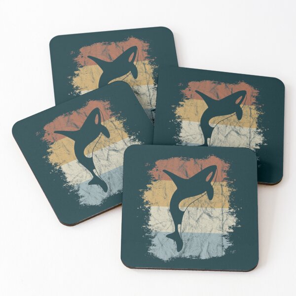 Item preview, Fancy Retro Orca Silhouette Vintage Killer Whale Art   designed and sold by soullook.