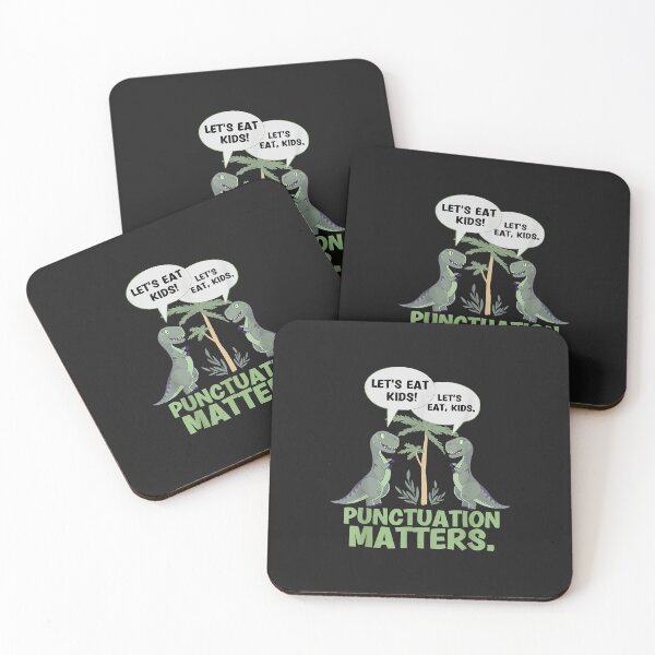 Item preview, Lets Eat Kids Punctuation Matters T-Rex Cute Funny Dinosaur designed and sold by luciaaljudith.