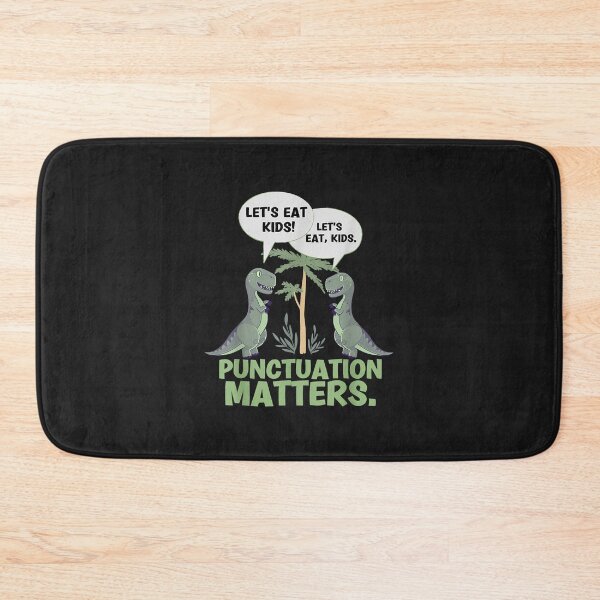 Item preview, Lets Eat Kids Punctuation Matters T-Rex Cute Funny Dinosaur designed and sold by luciaaljudith.