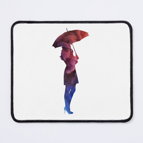 Item preview, Elegant Lady with Umbrella - Smoke Grenade Patterns for T-shirts, stickers and other accessories designed and sold by Celestial Reach.