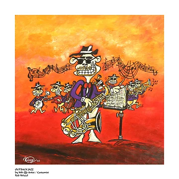 Artwork thumbnail, OUTBACK JAZZ by ROB51