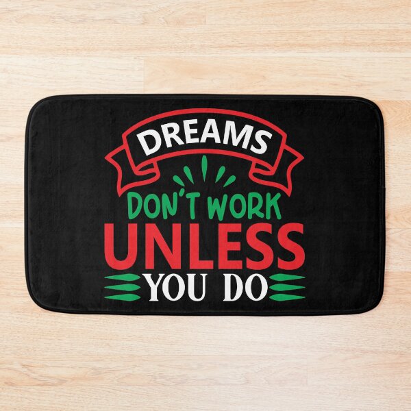 Item preview, Dreams do not work unless you do Inspirational Motivational Quotes Saying Happy Life Apparel Essential Motivation Inspiration Joy Mood designed and sold by DesignByHeartUK.