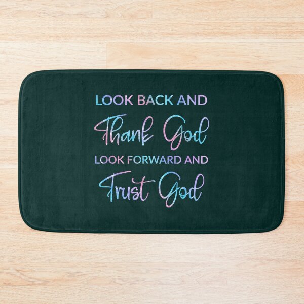 Item preview, Look Back And Thank God Look Forward And Trust God ,crystal style   designed and sold by soullook.