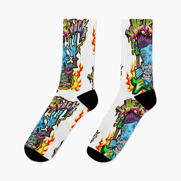 Aperçu de l'œuvre WEIRDO-ROCK créée et vendue par Lowbrow Wear.