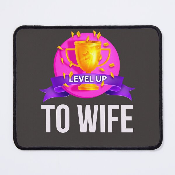 Item preview, Leveled Up To Wife designed and sold by Ahmed Hussain.