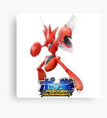 Pokken Tournament Scizor Metal Print
