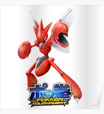 Pokken Tournament Scizor Poster