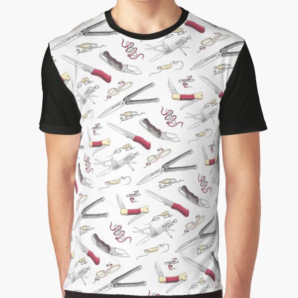 Swiss army discount knife t shirt