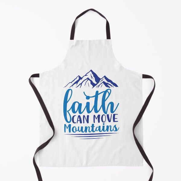 Item preview, Faith Can Move Mountains Inspirational Motivational Quotes Saying Happy Life Apparel Essential Motivation Inspiration Joy Mood designed and sold by DesignByHeartUK.