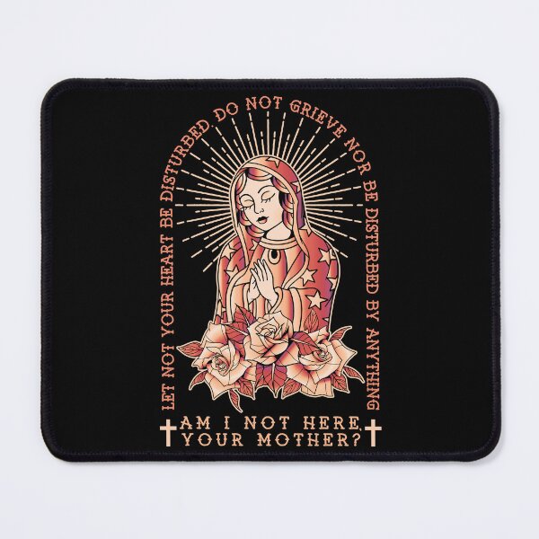 Item preview, Our Lady of Guadalupe, Virgin Mary in Tattoo Style, Catholic, Mother of Jesus Tattoo designed and sold by Proverbial Wisdom Design.