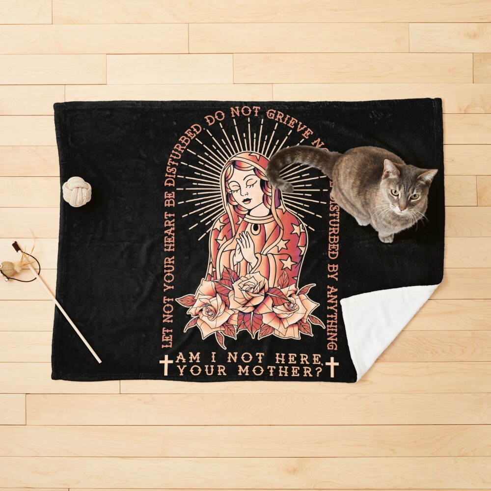 Supreme Virgin Mary Blanket Red - FW18 - US