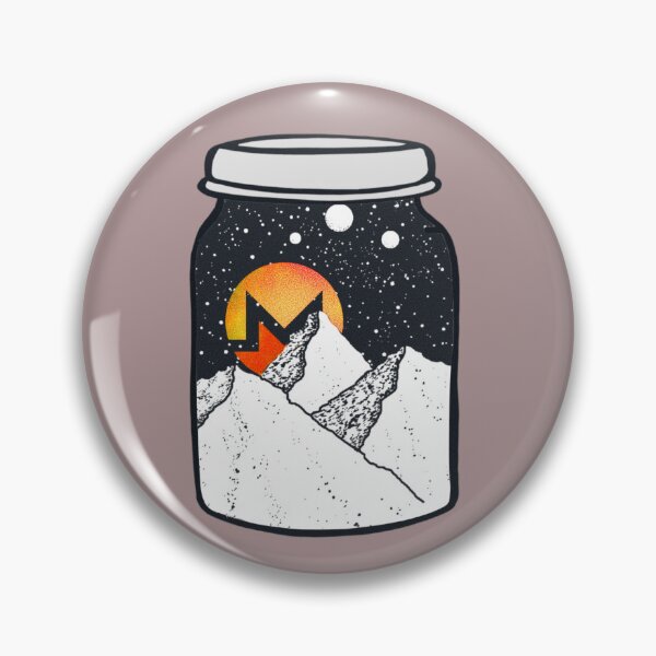 Item preview, Crypto Monero coin in a Jar - To the Moon designed and sold by Crypmetal.