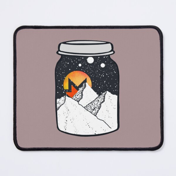 Item preview, Crypto Monero coin in a Jar - To the Moon designed and sold by Crypmetal.