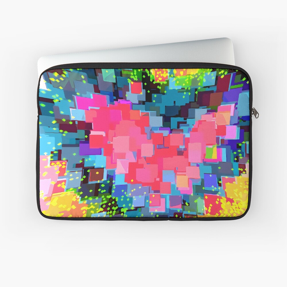 Shape of A Rainbow Heart Laptop Sleeve