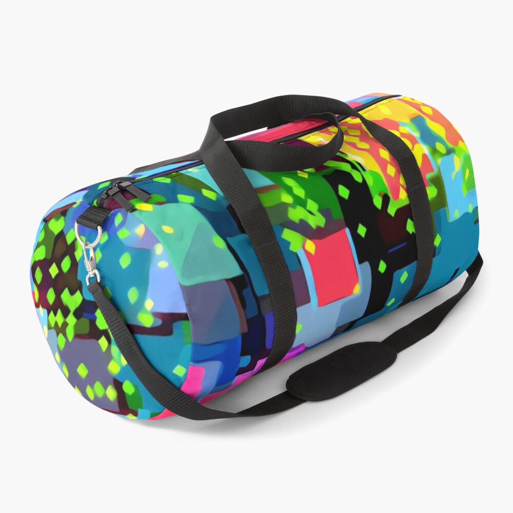 Shape of A Rainbow Heart Duffle Bag