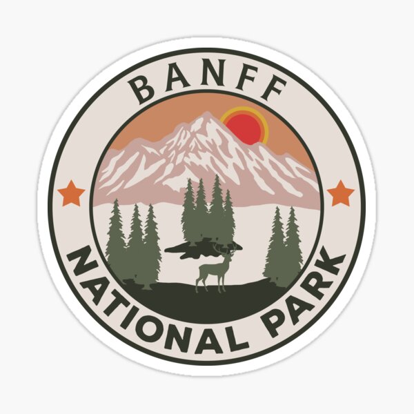 Banff national Park Sticker