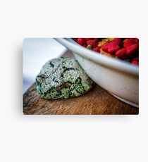 Cat Food and the Frog Canvas Print