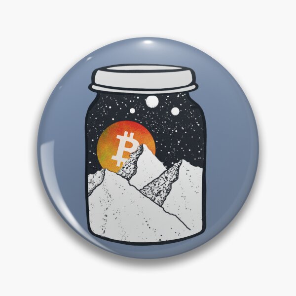 Item preview, Crypto Bitcoin coin in a Jar - To the Moon designed and sold by Crypmetal.