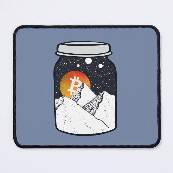 Item preview, Crypto Bitcoin coin in a Jar - To the Moon designed and sold by Crypmetal.