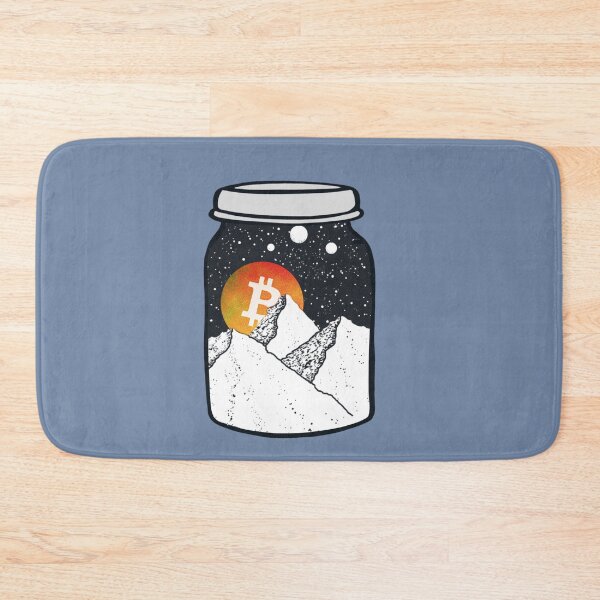 Item preview, Crypto Bitcoin coin in a Jar - To the Moon designed and sold by Crypmetal.