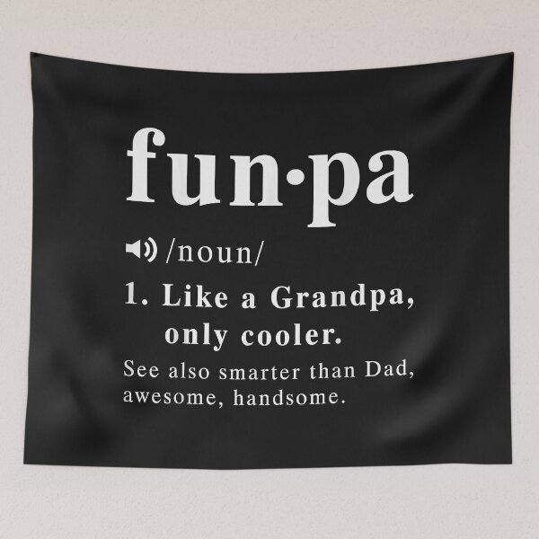 Item preview, Mens Funpa Definition Funny Fathers Day Gift Dad Papa Grandpa designed and sold by luciaaljudith.