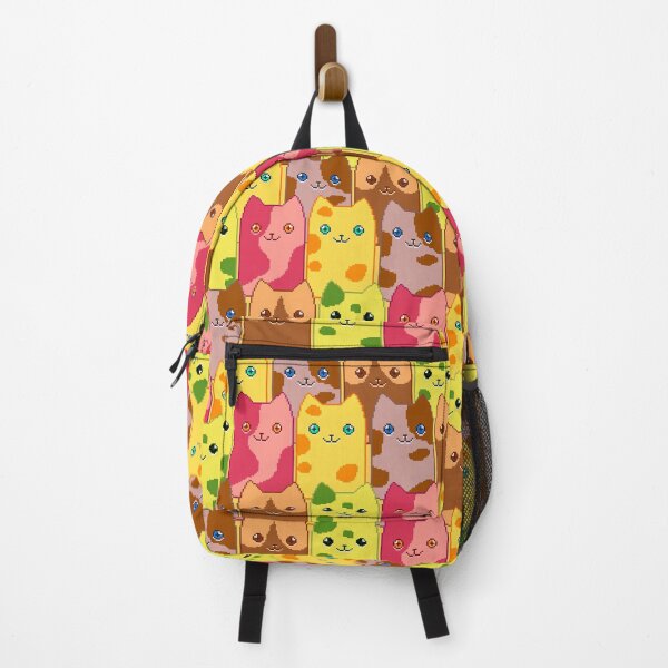 Item preview, Kawaii Pixel Cat Repeat Pattern designed and sold by With Love, InspireMari.
