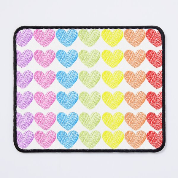 Item preview, Many multi-colored Rainbow Happy Hearts! A gift of friendship and love, romance and affection designed and sold by CreateShape.