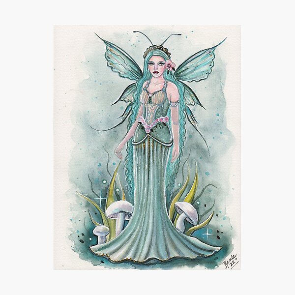 Fairy, Teacup Fairy, Christmas Fairy, Fairy Gifts, Fairy Painting