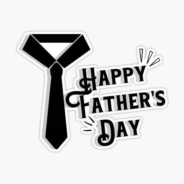 Happy Father's Day White Hat Sticker for Sale by fatimah2002