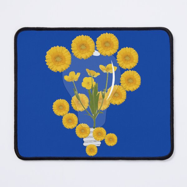 Item preview, Light Bulb With Yellow Flowers designed and sold by Demna-S.