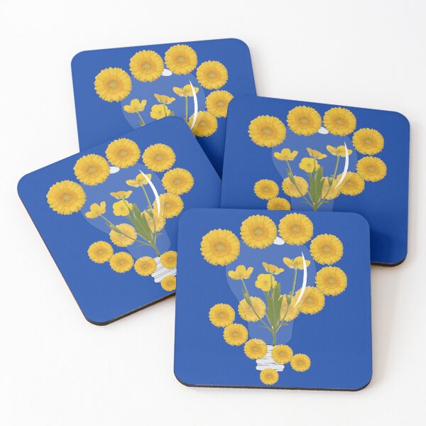 Item preview, Light Bulb With Yellow Flowers designed and sold by Demna-S.