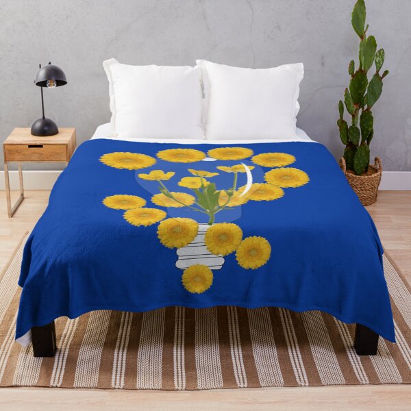 Item preview, Light Bulb With Yellow Flowers designed and sold by Demna-S.