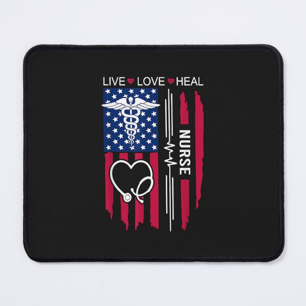 Item preview, Nurse Graduation, Nurse Week, Nursing School, Nurse US Flag designed and sold by luciaaljudith.