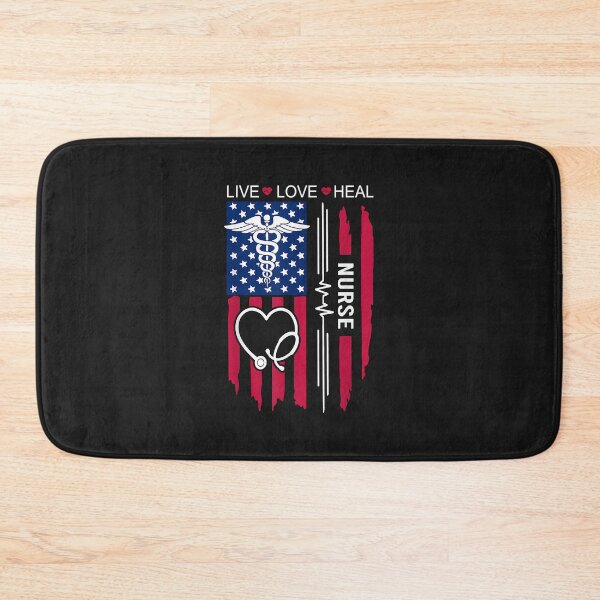 Item preview, Nurse Graduation, Nurse Week, Nursing School, Nurse US Flag designed and sold by luciaaljudith.