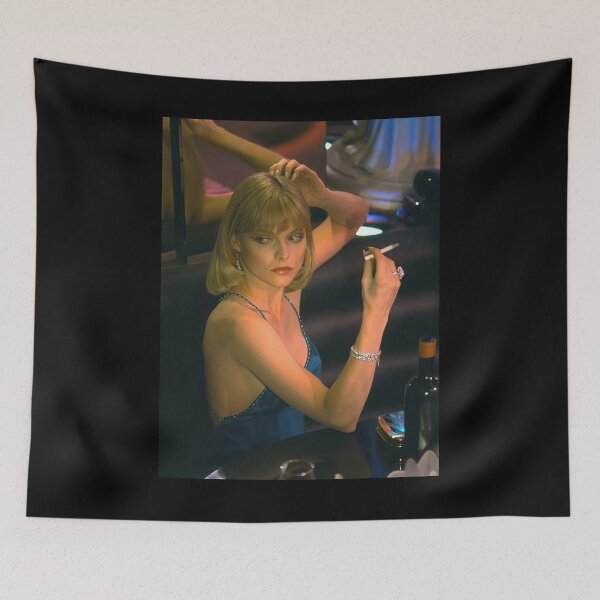 Item preview, Spring Nice Elvira Hancock Scarface 1983 Michelle Pfeiffer Al Pacino Tony Montana merch designed and sold by fuscahpnyg79.