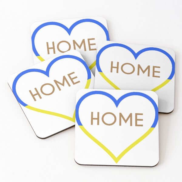 Item preview, Ukraine Home, Ukrainian heart, Blue and yellow, flag designed and sold by WanderlustBunny.