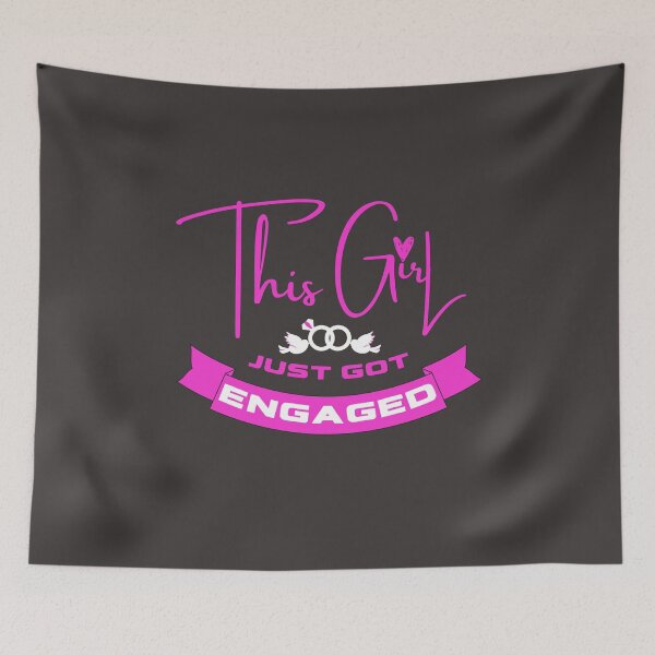 Item preview, This Girl Just Got Engaged designed and sold by Ahmed Hussain.