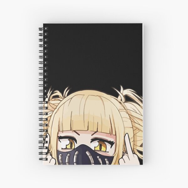 My Hero Academia Himiko Toga Middle Finger Peeker Spiral Notebook For Sale By Klaradesigns