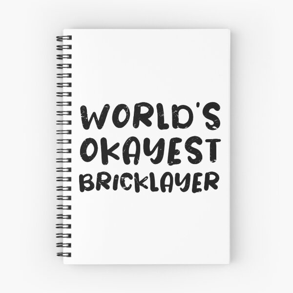 Item preview, World's Okayest Bricklayer, Bricklayer Gift Idea  designed and sold by anodyle.