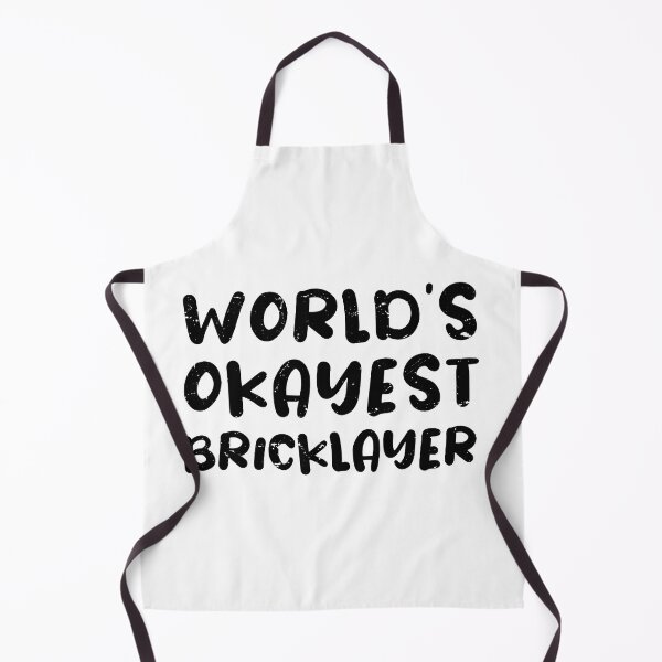 Item preview, World's Okayest Bricklayer, Bricklayer Gift Idea  designed and sold by anodyle.