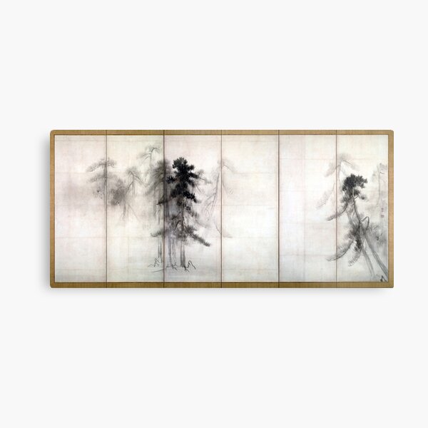 Hasegawa Tōhaku Pine Trees Metal Print