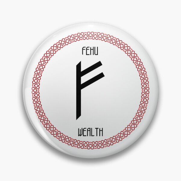 Item preview, Fehu Rune Celtic Hearts Knot Shirts & Accessories designed and sold by AgeOfHeroes.