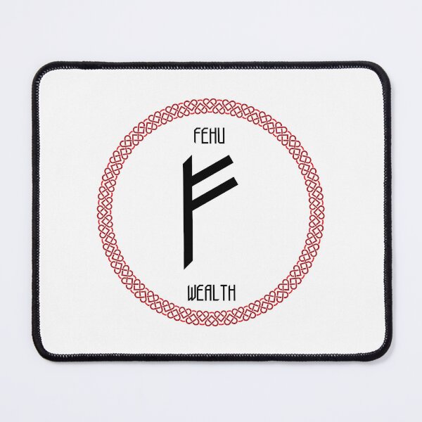 Item preview, Fehu Rune Celtic Hearts Knot Shirts & Accessories designed and sold by AgeOfHeroes.