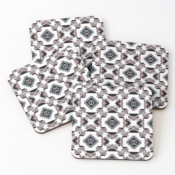 Item preview, The earth tone fabric design in black seamless pattern designed and sold by MyMemoriesArts.