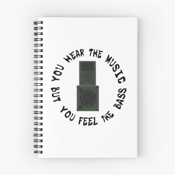 Item preview, "You hear the music but you feel the bass" designed and sold by Alfaaheim.
