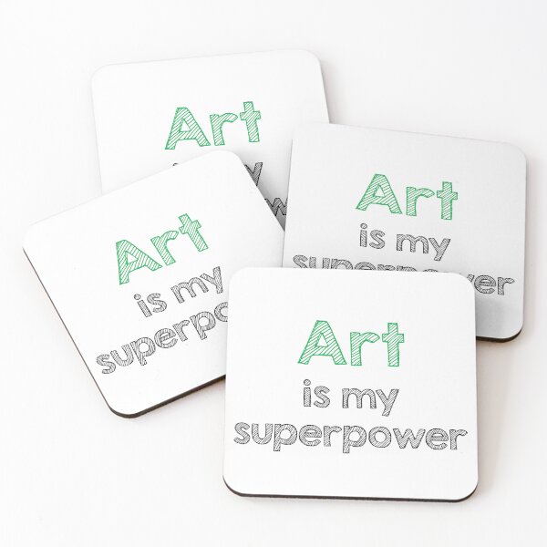 Item preview, Art is my superpower designed and sold by Alltooclose.