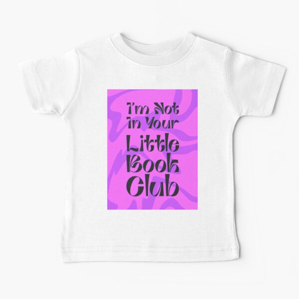 Item preview, I'm Not In Your Little Book Club - fancy lettering with bright pink background designed and sold by feannaart.