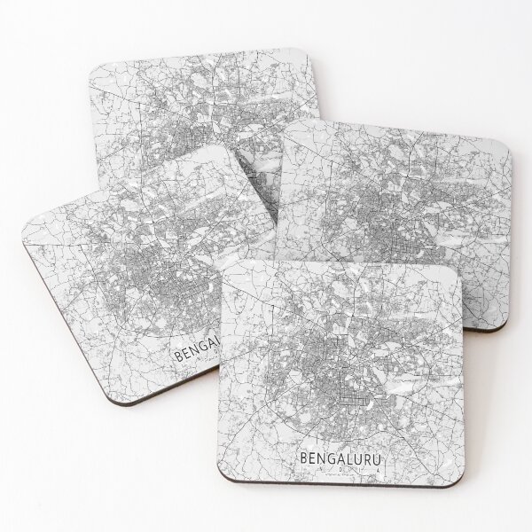 Item preview, Bengaluru City Map of Karnataka, India - Light designed and sold by deMAP.