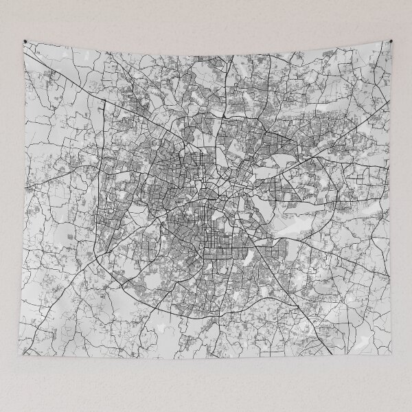Item preview, Bengaluru City Map of Karnataka, India - Light designed and sold by deMAP.